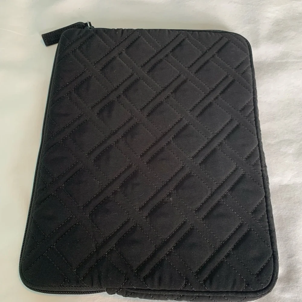 Vera Bradley Black Quilted Tablet Sleeve